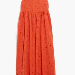 Eyelet Summertime Cami Midi Dress